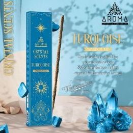 Incienso AROMA Kit Crystal Turquesa